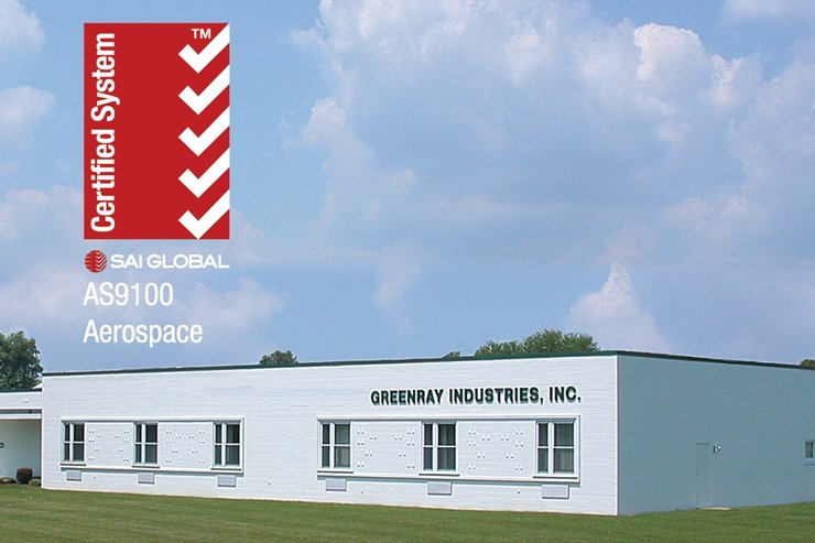 Greenray Receives ISO 9001:2008 + AS9100C Certificate of Registration