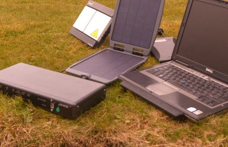 µSHADE in the field using solar power