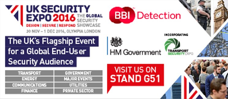 BBI Detection New product Launch-UK Security Expo