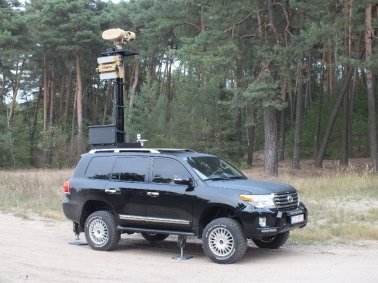 Hawkeye VS fitted on a Toyota Land Cruiser 2000 used for border surveillance