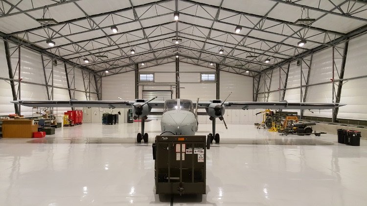 Rubb delivers aircraft hangar for military operations