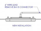 NVIS Rectangular LED Dome light - diagram 1