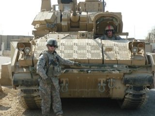 Riley and the reliable Cummins powered M3A3 Bradley Fighting Vehicle