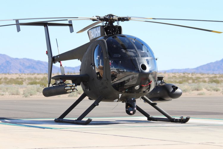 MD540 Helicopter with MX Designator System