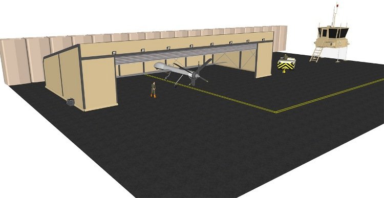 Expeditionary Forces Aircraft Shelter System -EFASS - UAV Shelters