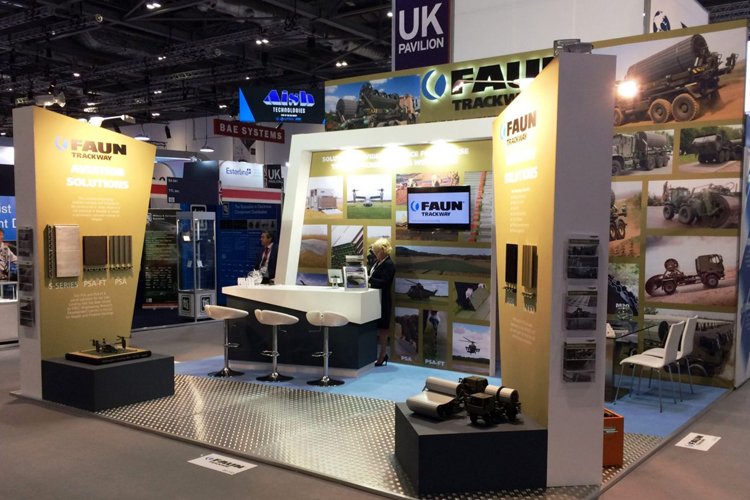 FAUN Trackway VIP ACCESS AT DSEI, LONDON 2017