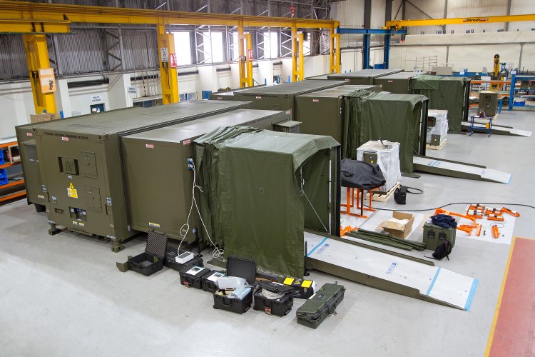 French CT Scanners lined up prior to delivery