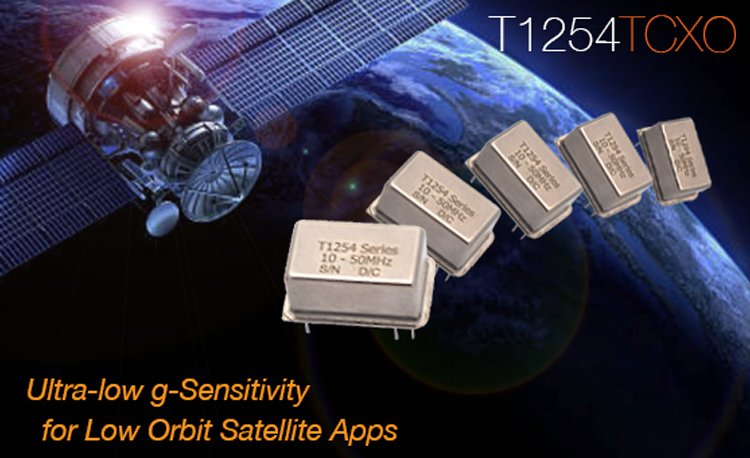 Introducing the Radiation Hardened T1254 TCXO for Low Orbit Satellite Apps.