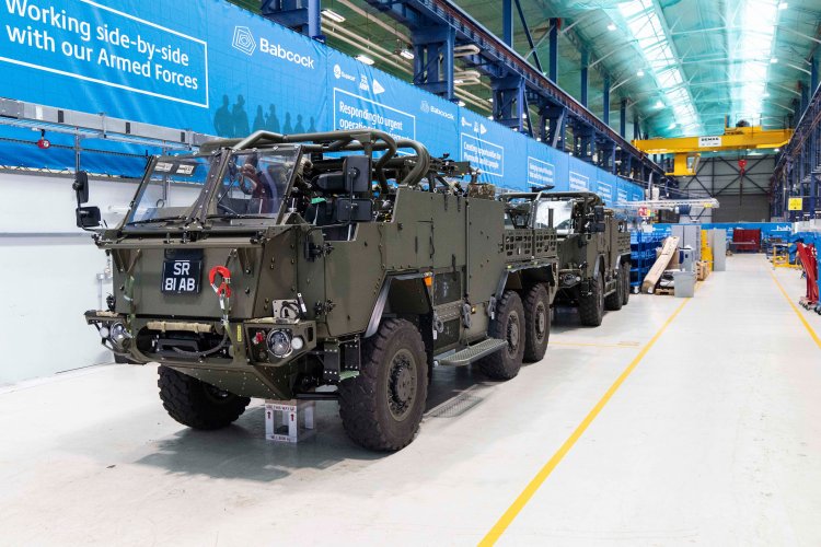 Landmark moment as final Jackal 3 rolls off Babcock production for British Army