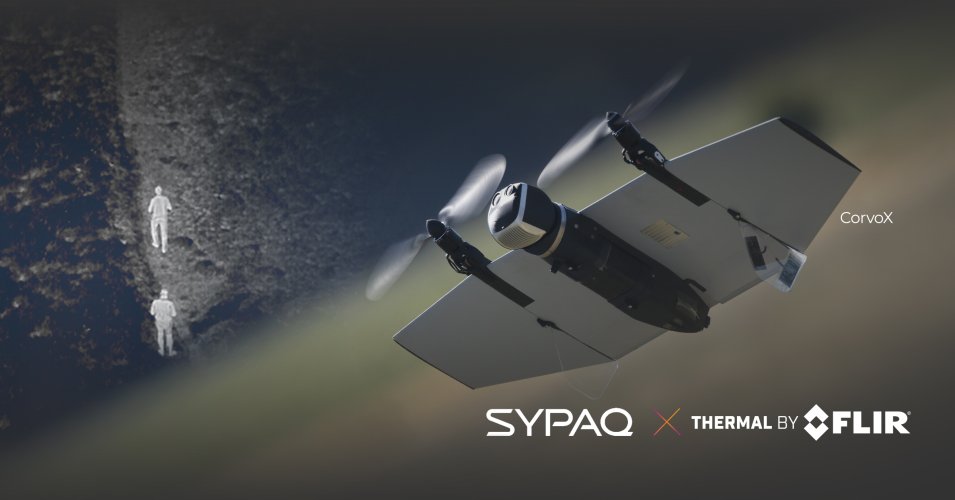 SYPAQ Integrates Boson into New CorvoX Drone as Thermal by FLIR Program Collaborator