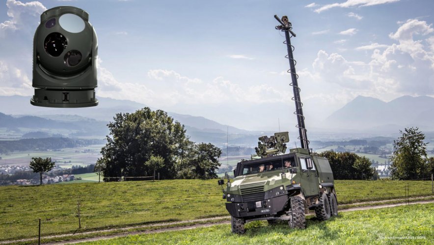 L3HARRIS’ WESCAM MX-RSTA WILL PROVIDE LONG-RANGE RECONNAISSANCE, SURVEILLANCE AND TARGET ACQUISITION CAPABILITIES FOR THE SWISS ARMED FORCES.