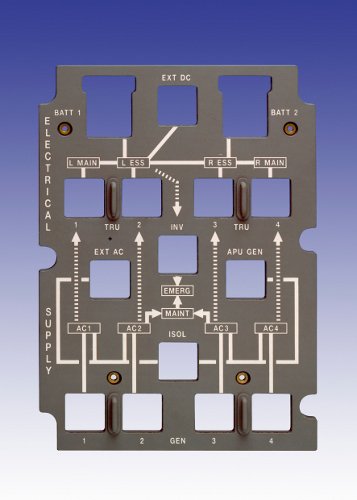 Illuminated Military Aircraft Panels