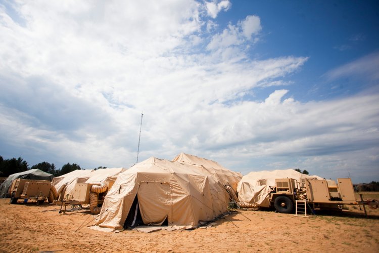 Environmental control units at a remote base