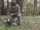 Soldier using FireDragon Ration Pack Cooker