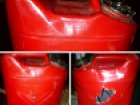 ProtecTank - jerrycan, untreated, entry and exit wounds