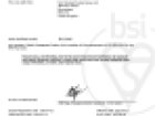 ISO 9001 BSI cert FM 25045 - exp 2026