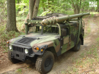 Mastsystem tactical field masts vehicle mounting on humvee