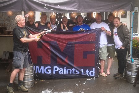 HMG Paints Celebrates Three Peaks Success and Fundraising Triumph
