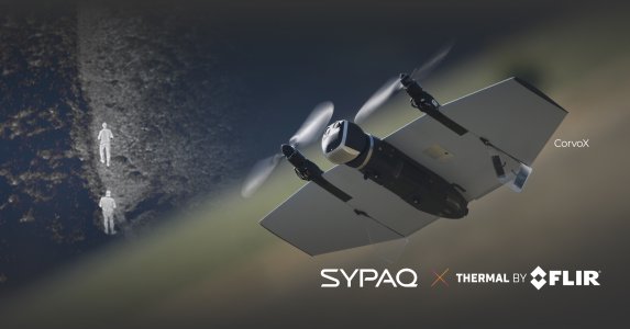 SYPAQ Integrates Boson into New CorvoX Drone as Thermal by FLIR Program Collaborator