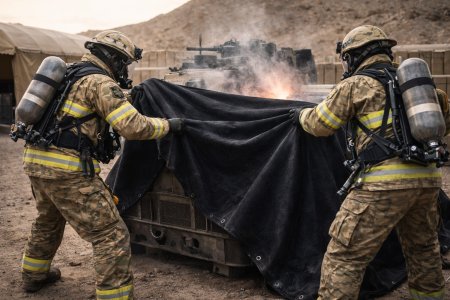 Containing the Uncontrollable: Advancing Military Fire Protection with DynaGuard® EVB Fire Blankets