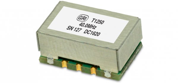 Greenray’s new T1250 TCXO, available from 10 to 50 MHz, offers tight temperature stability in a compact, 9 x 14mm SMT package.