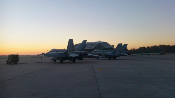 New aircraft hangars join fleet of refurbished Rubb buildings at Lithuanian air base