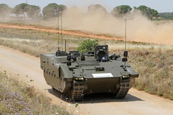 New British Army SCOUT SV armoured vehicle equipped with Oxley LED lights