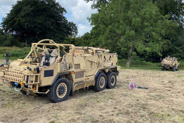 Supacat and NP Aerospace Hand-Over Recovery Vehicles to the British Army