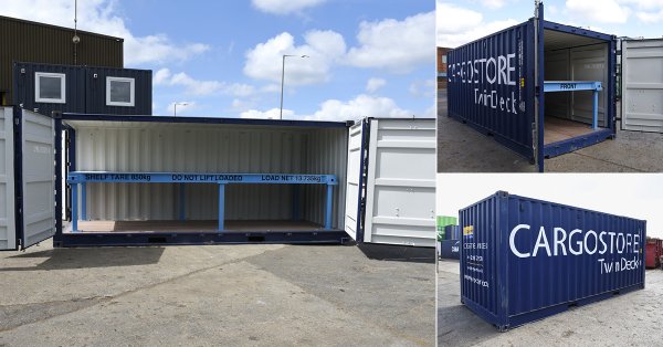 Cargostore Launch TwinDeck Unit to Stability & Aid Range