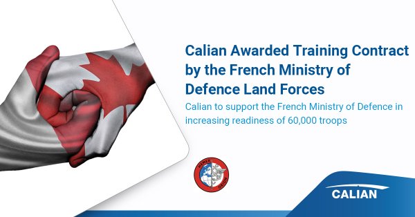 Calian Awarded Training Contract by the French Ministry of Defence Land Forces