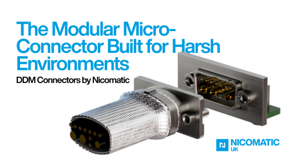 The Modular Micro-Connector Built for Harsh Environments: DDM Connectors by Nicomatic