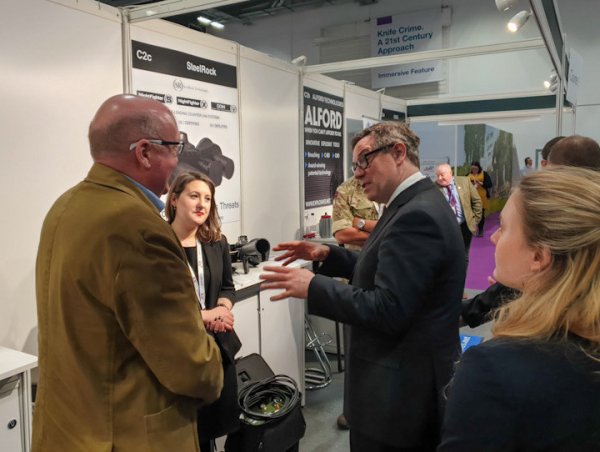 Minister of State for Defence Procurement, Jeremy Quin M.P, visited Security & Policing 2020